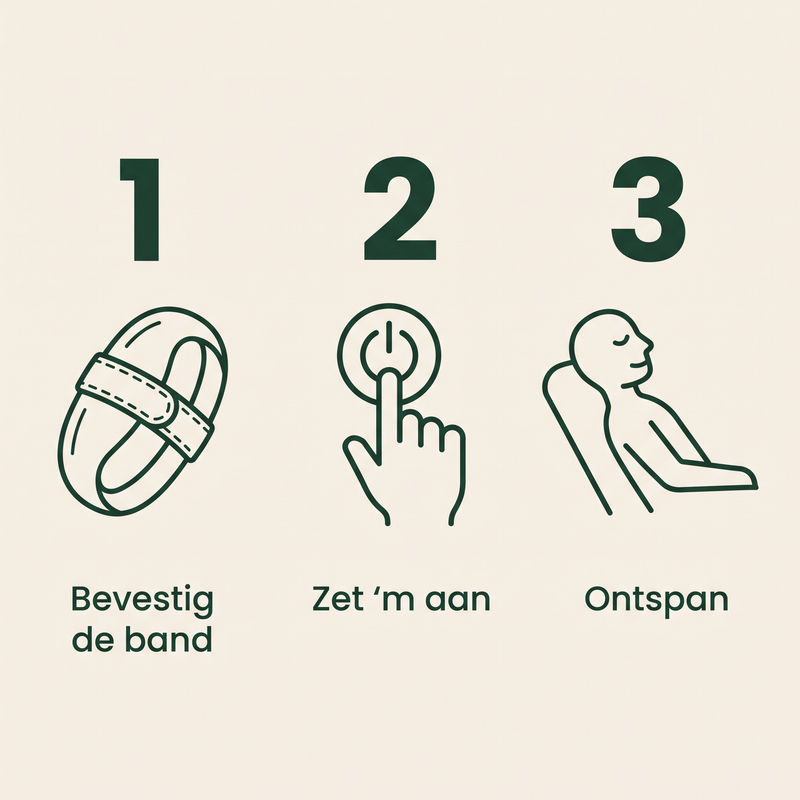 Hoe de Fascora Massageband werkt