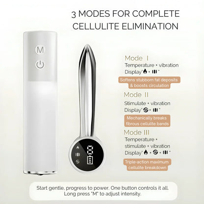 Glwria™ Massage Tool — EMS + Vibration + Heat