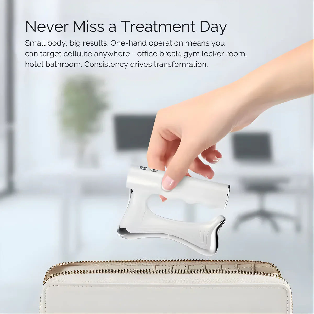 Glwria™ Massage Tool — EMS + Vibration + Heat