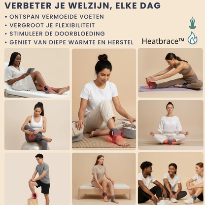 Heatbrace™ Directe verlichting na lange werkdagen
