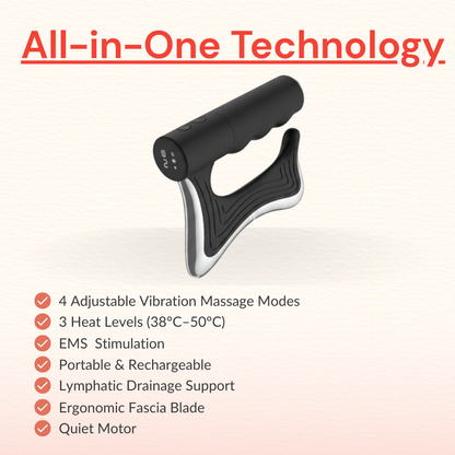 Glwria™ Massage Tool — EMS + Vibration + Heat